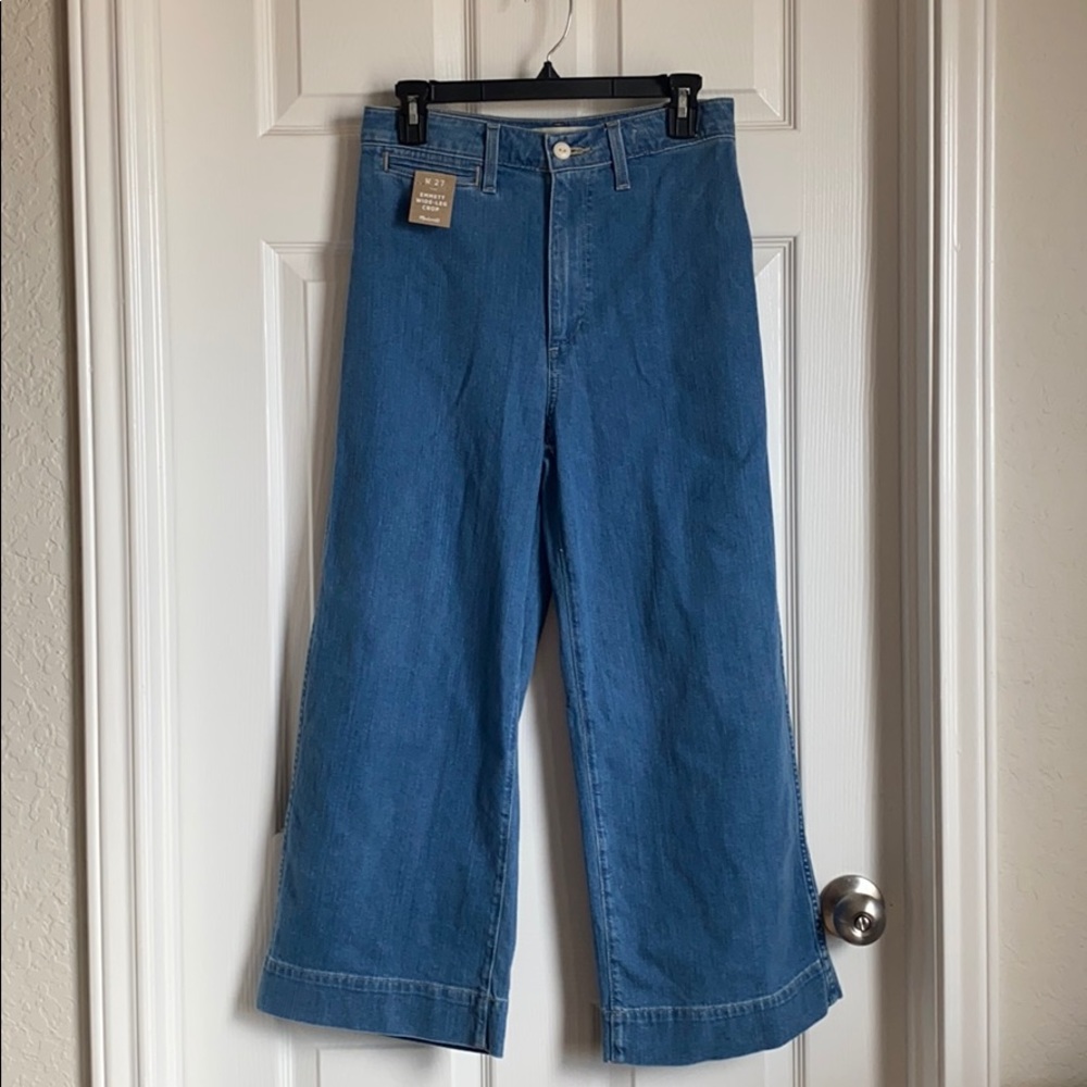 Madewell Emmett wise leg crop pant